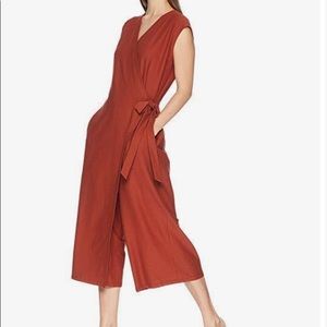 Eileen Fisher Wrap Cropped Jumpsuit